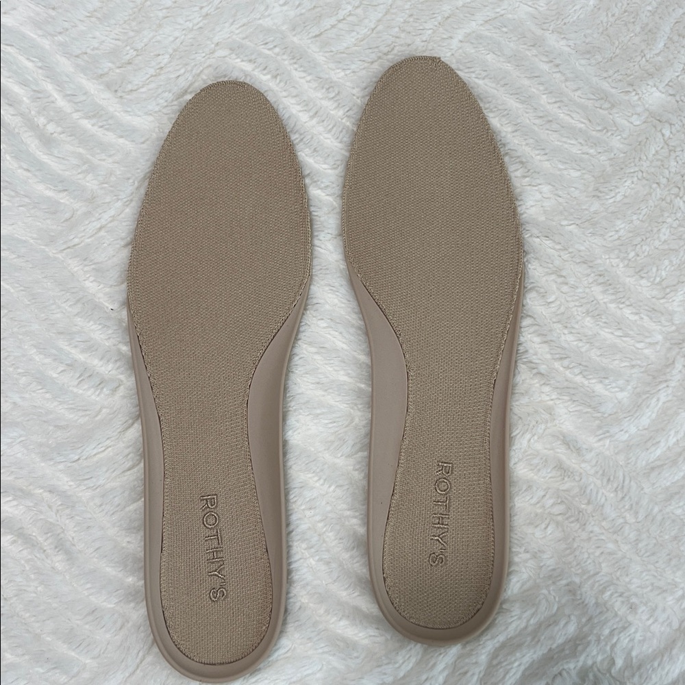 Rothy’s The Flat Gardenia Cream Bow Flats Size 12 Sustainable Knit NWOB - Picture 10 of 12